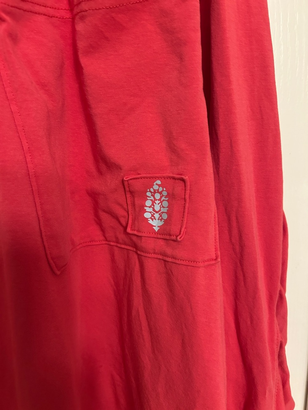 Free Movement Red Women's Hooded Long-Sleeve Top - Picture 2 of 5